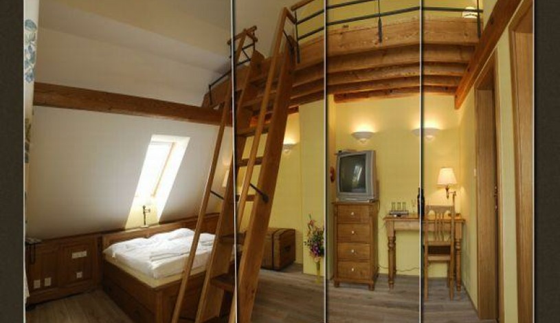 PENSION SLUNEČNICE Špindlerův Mlýn - Dvoulůžkový pokoj s přistýlkou Comfort